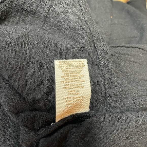 Free People Day Dreaming crop gauzy blouse. Puff shoulder and flowy sleeves Sz S - Picture 9 of 10